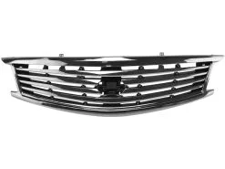 DIY Solutions - Upper Grille - Chrome And Black - 2010 - 2013 Infiniti G37 Sedan (without Sport Package) - GRI00450