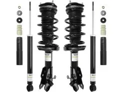 Unity - Front And Rear Strut Coil Spring And Shock Absorber Kit - 2006 - 2011 Honda Civic Sedan (Excludes Coupe And Si Models) - 4-11815-253040-001