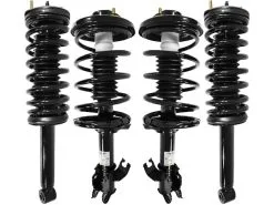 Unity - Front And Rear Strut And Coil Spring Assembly - Set Of 4 - 1996 - 1999 Infiniti I30 (without Electronic Adjustable Suspension) - 4-11431-15270-001